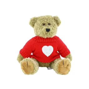 Oatmeal Bear with Love Sweater 12''