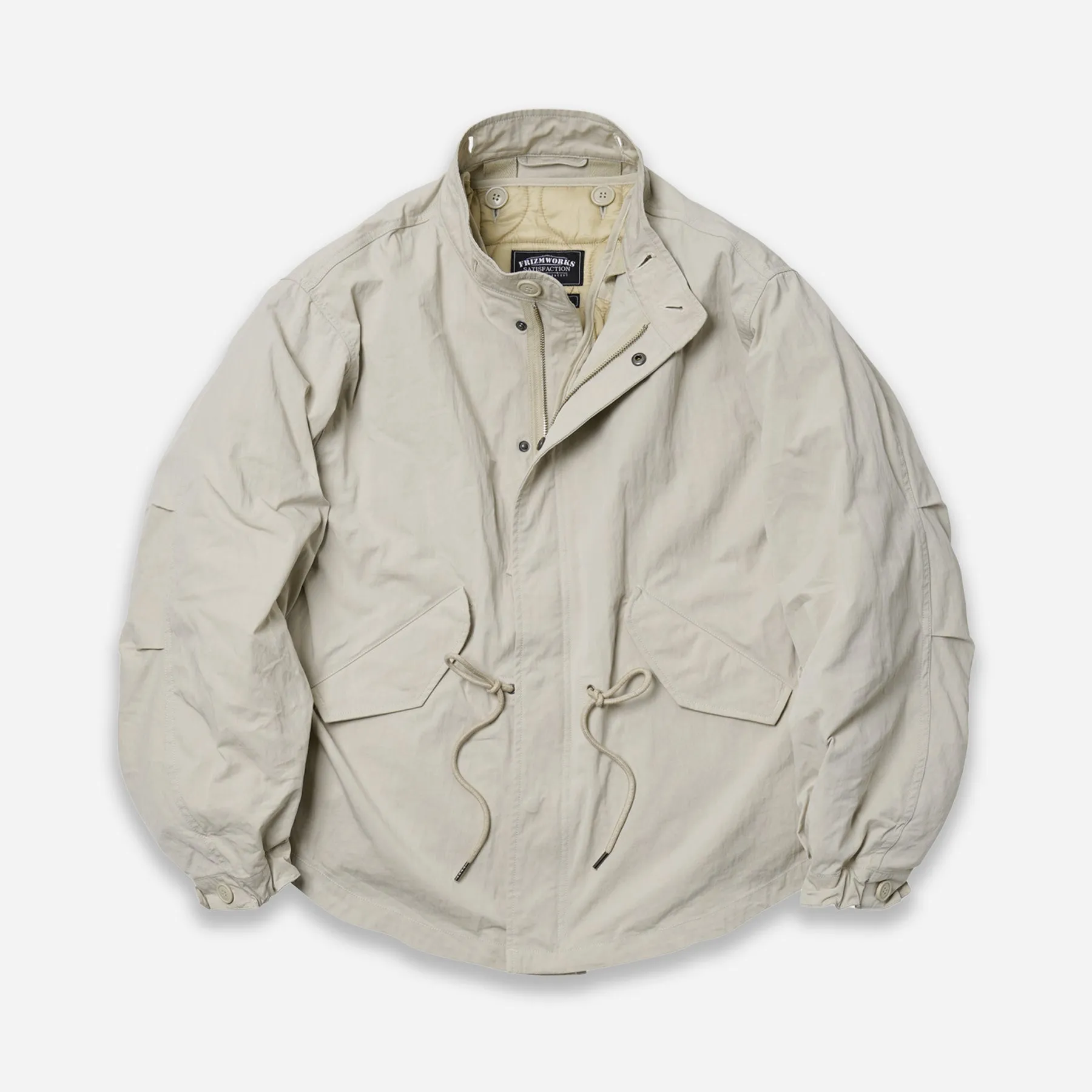 OSCAR FISHTAIL 2 IN 1 JACKET  - IVORY