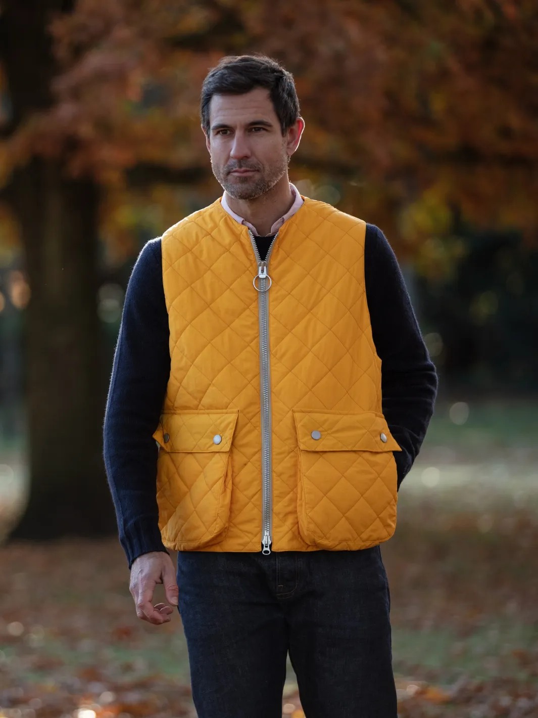 Padded Vest - Yellow