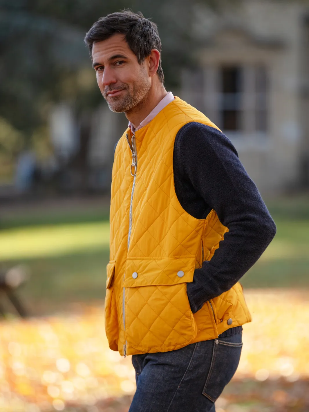 Padded Vest - Yellow