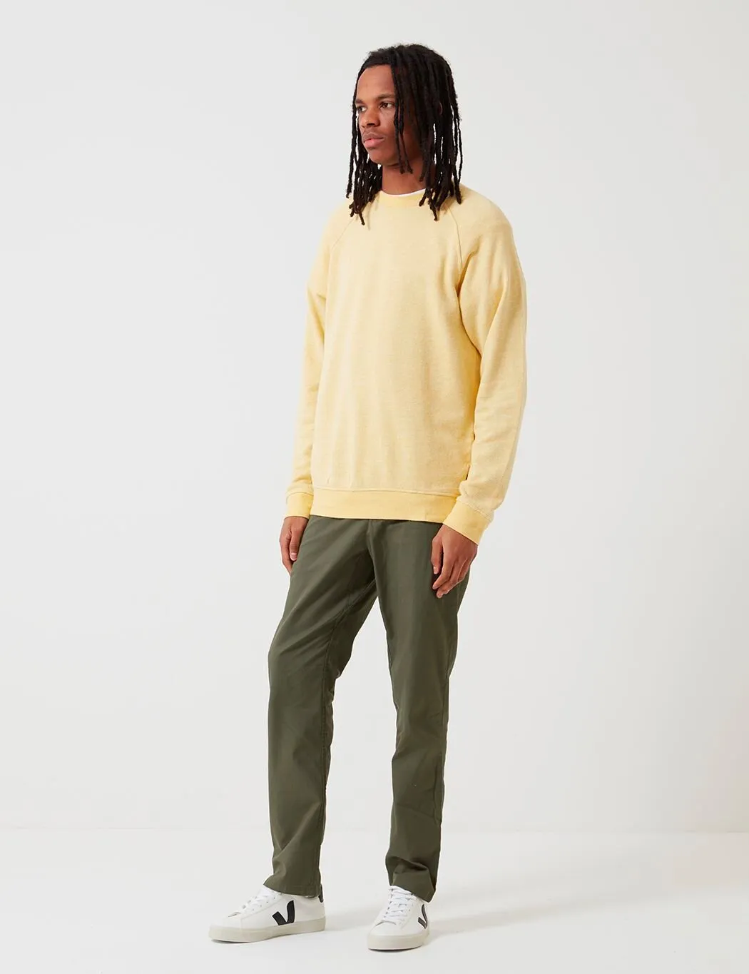 Patagonia Trail Harbour Crew Neck Sweatshirt - Surfboard Yellow/Resin Yellow