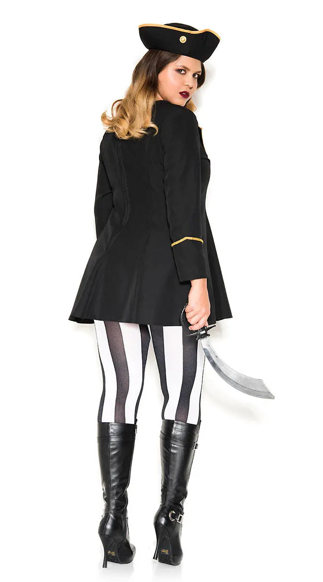 Plus Size Classy Pirate Costume