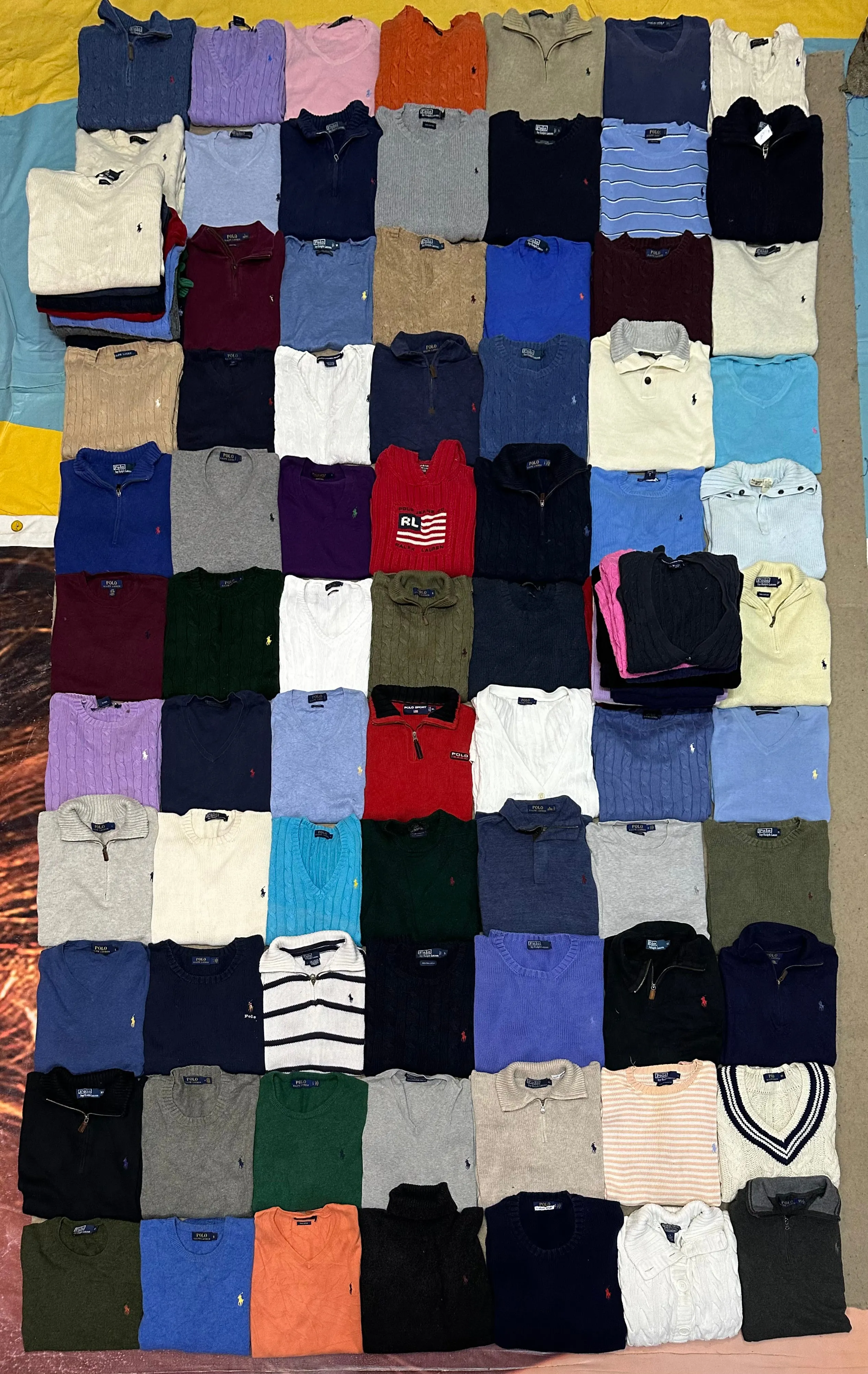 Ralph Lauren 1/4 zip and cable knitwear 88 piece