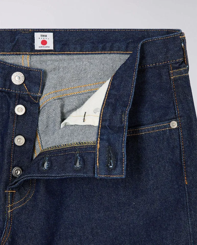 Regular Tapered Kaihara Openend Denim Blue Rinsed