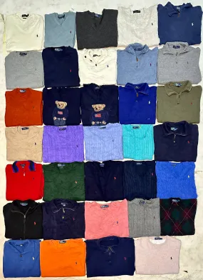 RL vintage 1/4 zip polo 35 piece