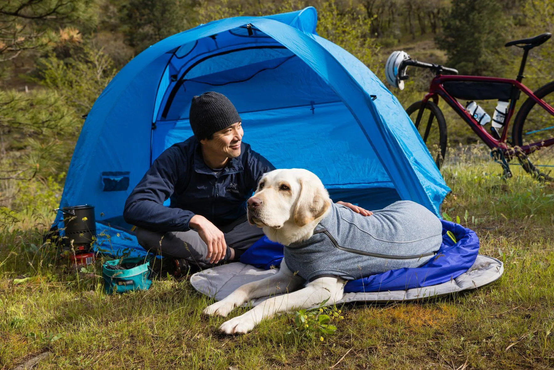 Ruffwear Hemp Hound Sweater Slate Blue