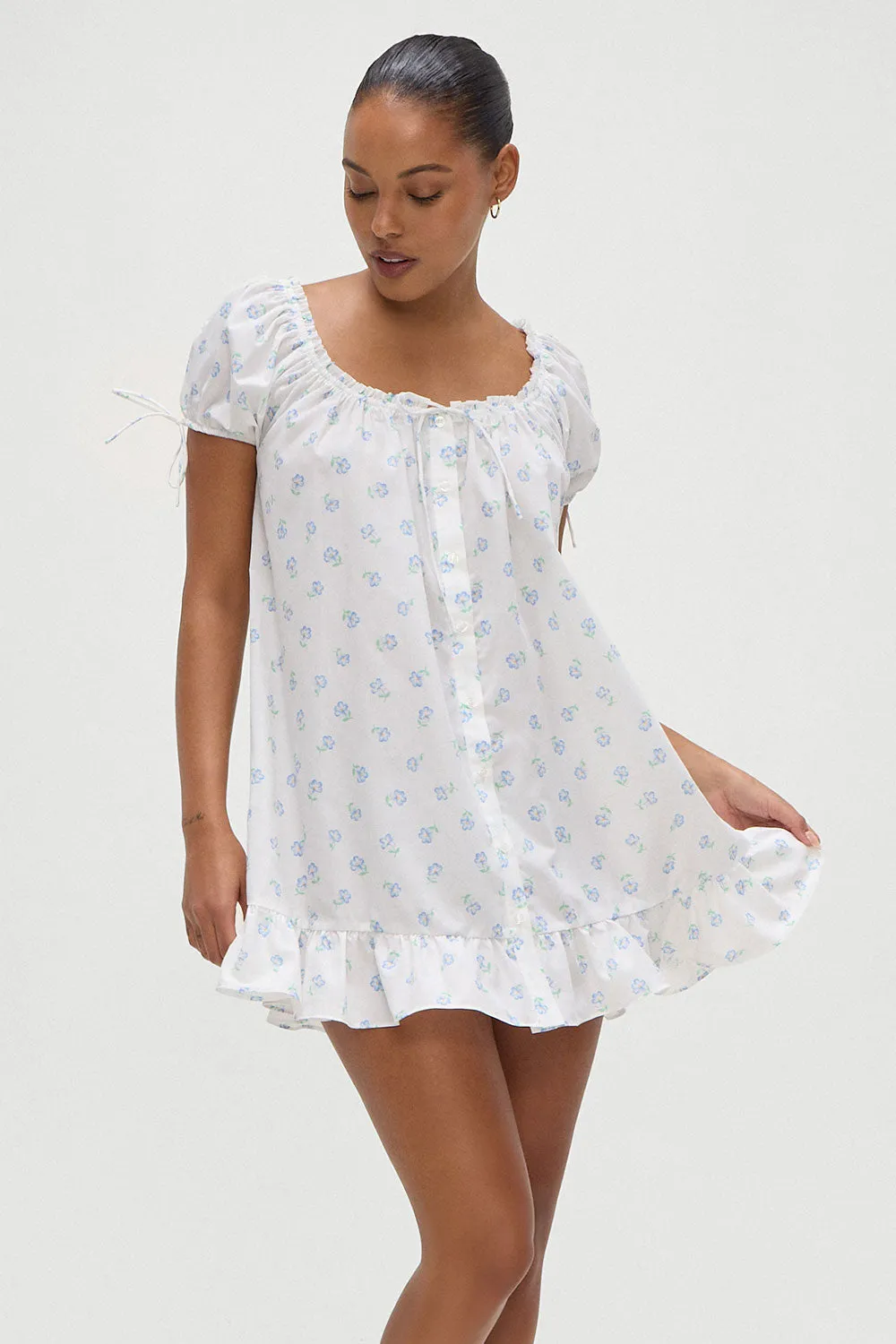 Starlet Babydoll Dress - Periwinkle