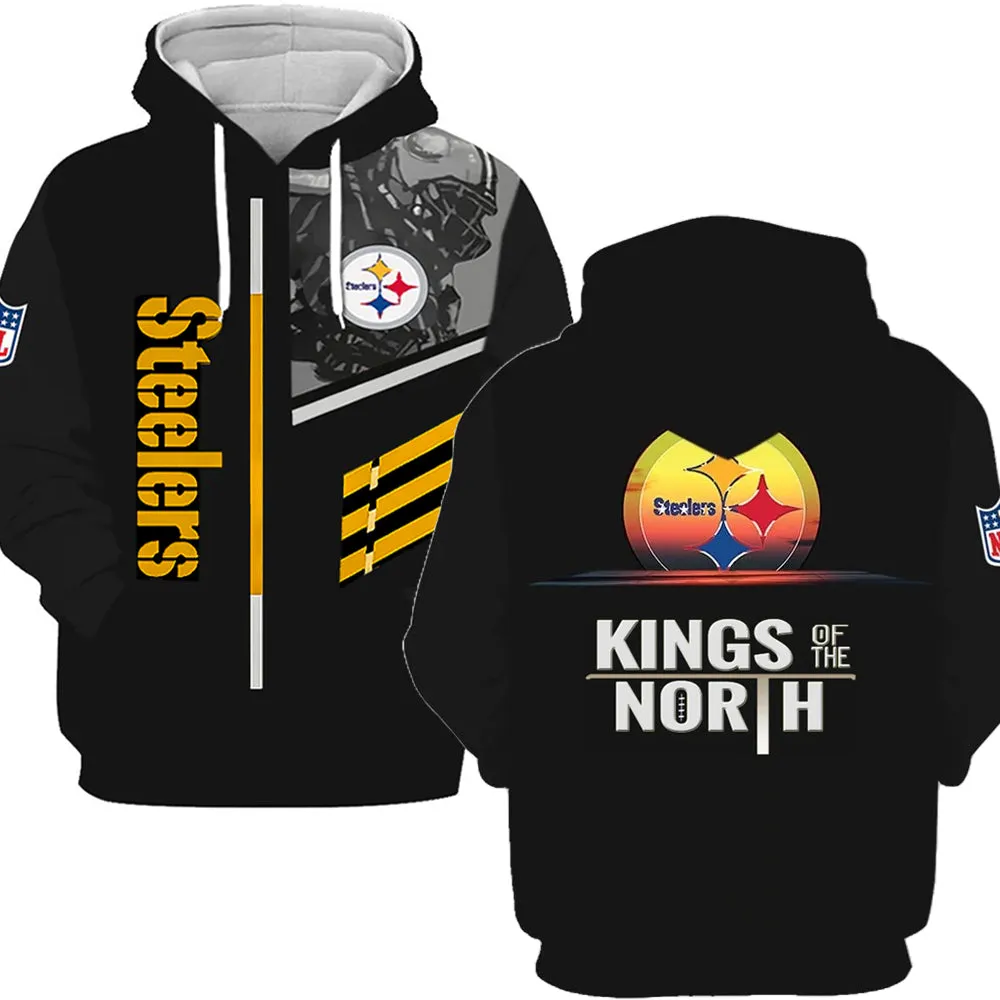 Steelers Fan Hoodie "Kings Of The North"|nfl Pittsburgh Fan Throwback Pullover Mens Womens