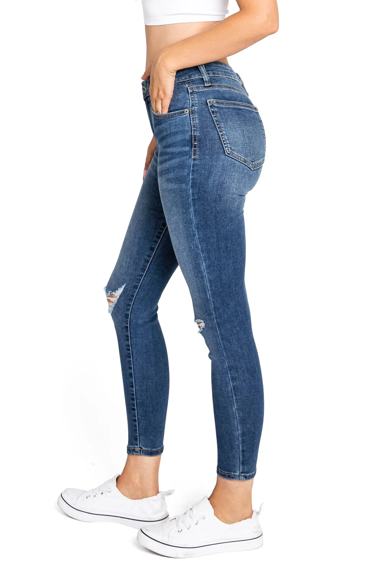 Sustainable Mid-Rise Skinny Jeans