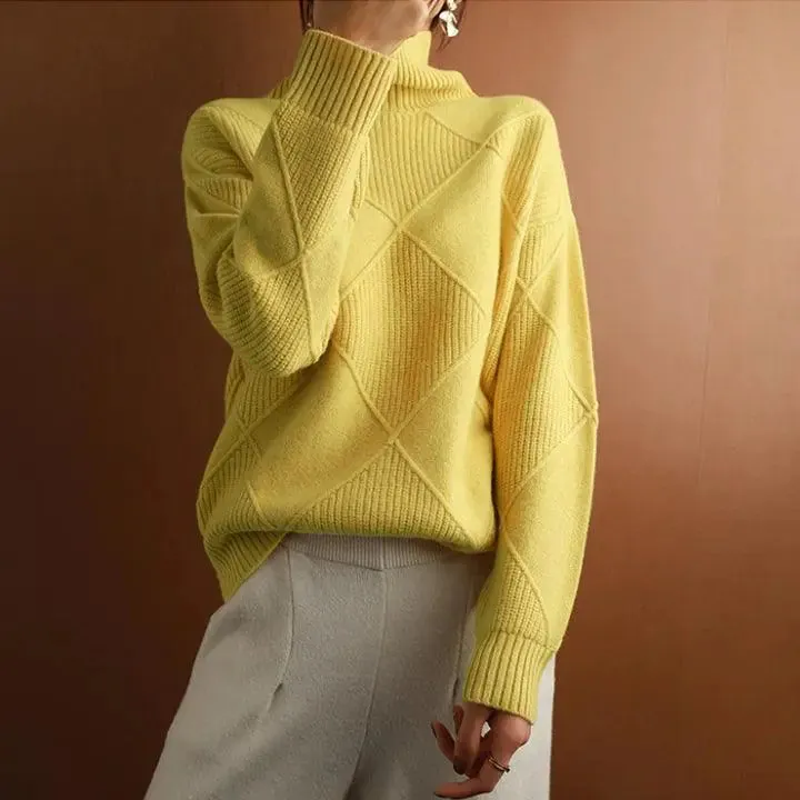 Turtle Neck Pullover Sweater