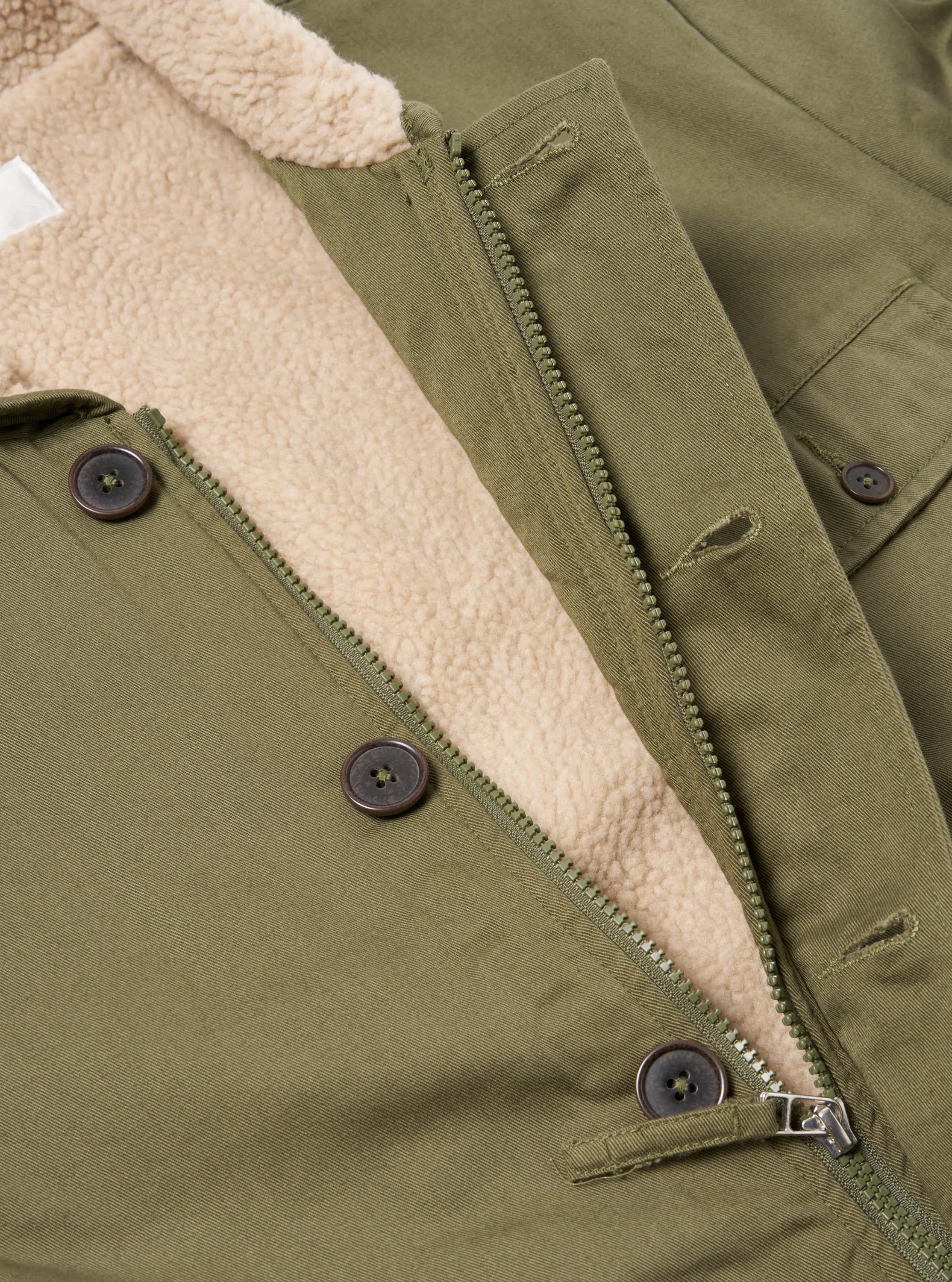 Universal Works N1 Jacket in Light Olive Twill