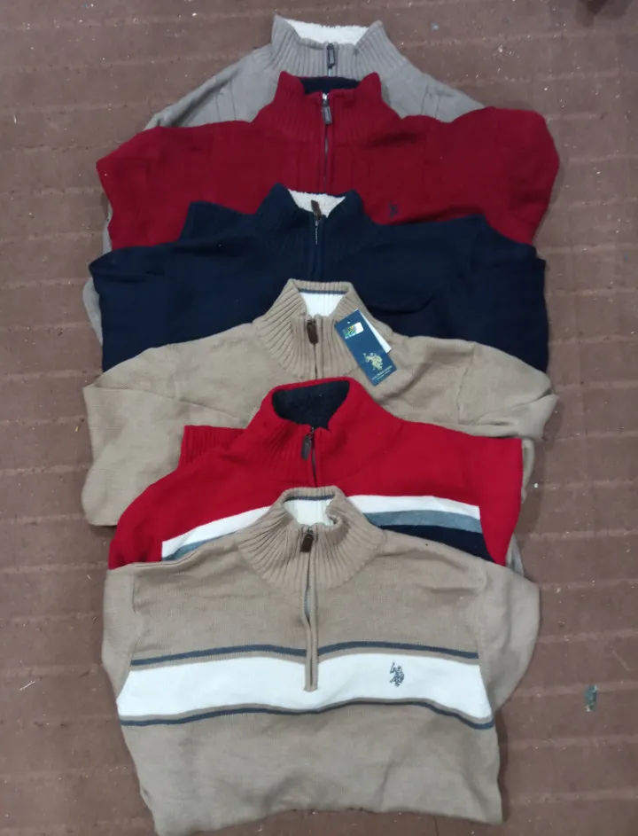 US Polo half zip 50 pieces