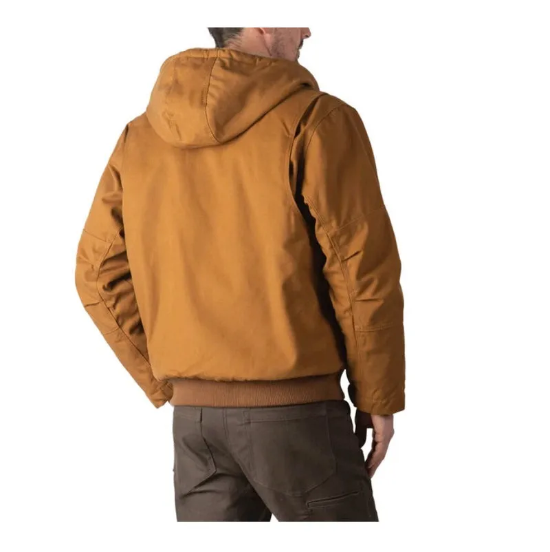 Walls Mingus Men's Sherpa Lined Hooded Winter Work Bomber - Tan YJ39