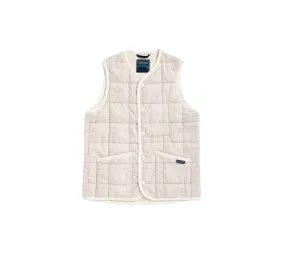 Washed Thornam Vest | Moonbeam Silver