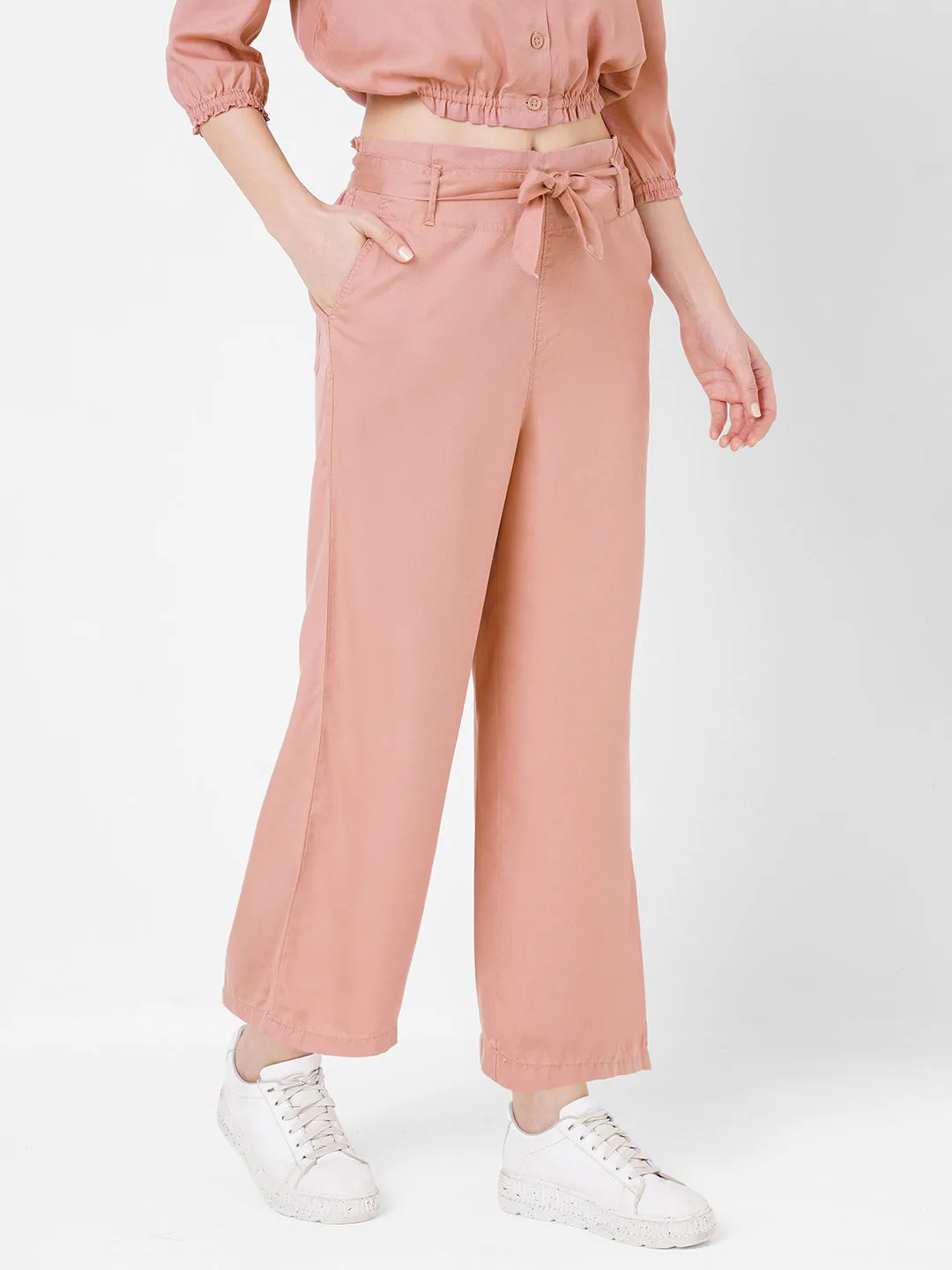 Women High-Rise Slim Fit Culottes