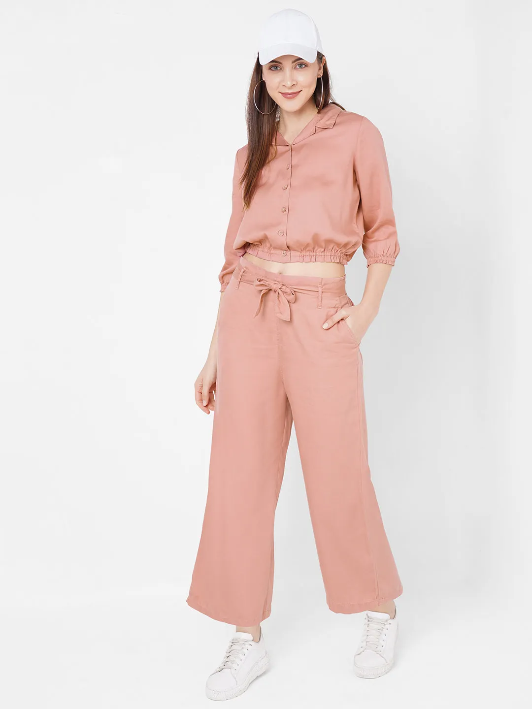 Women High-Rise Slim Fit Culottes