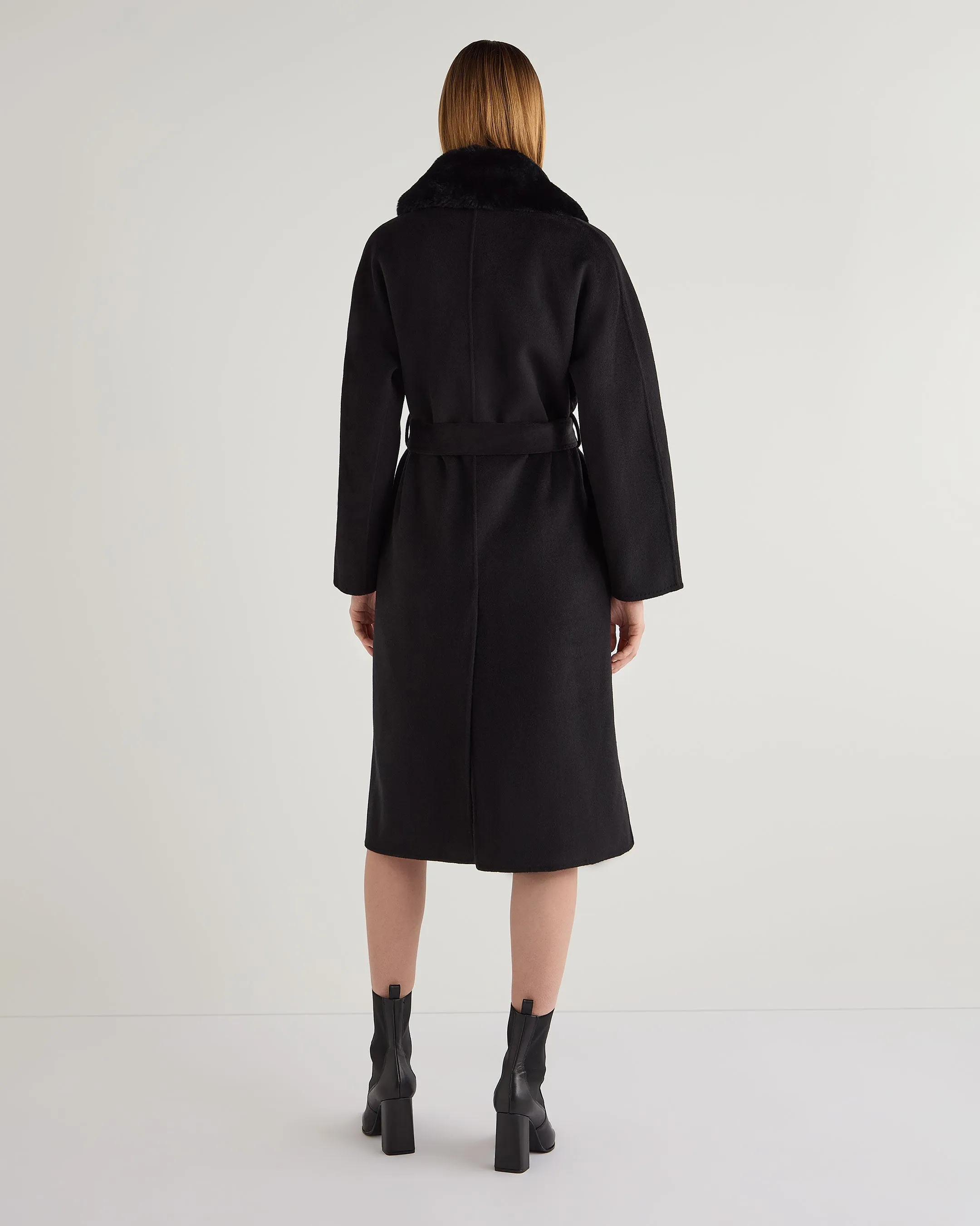 Women's Estella Robe Coat Black