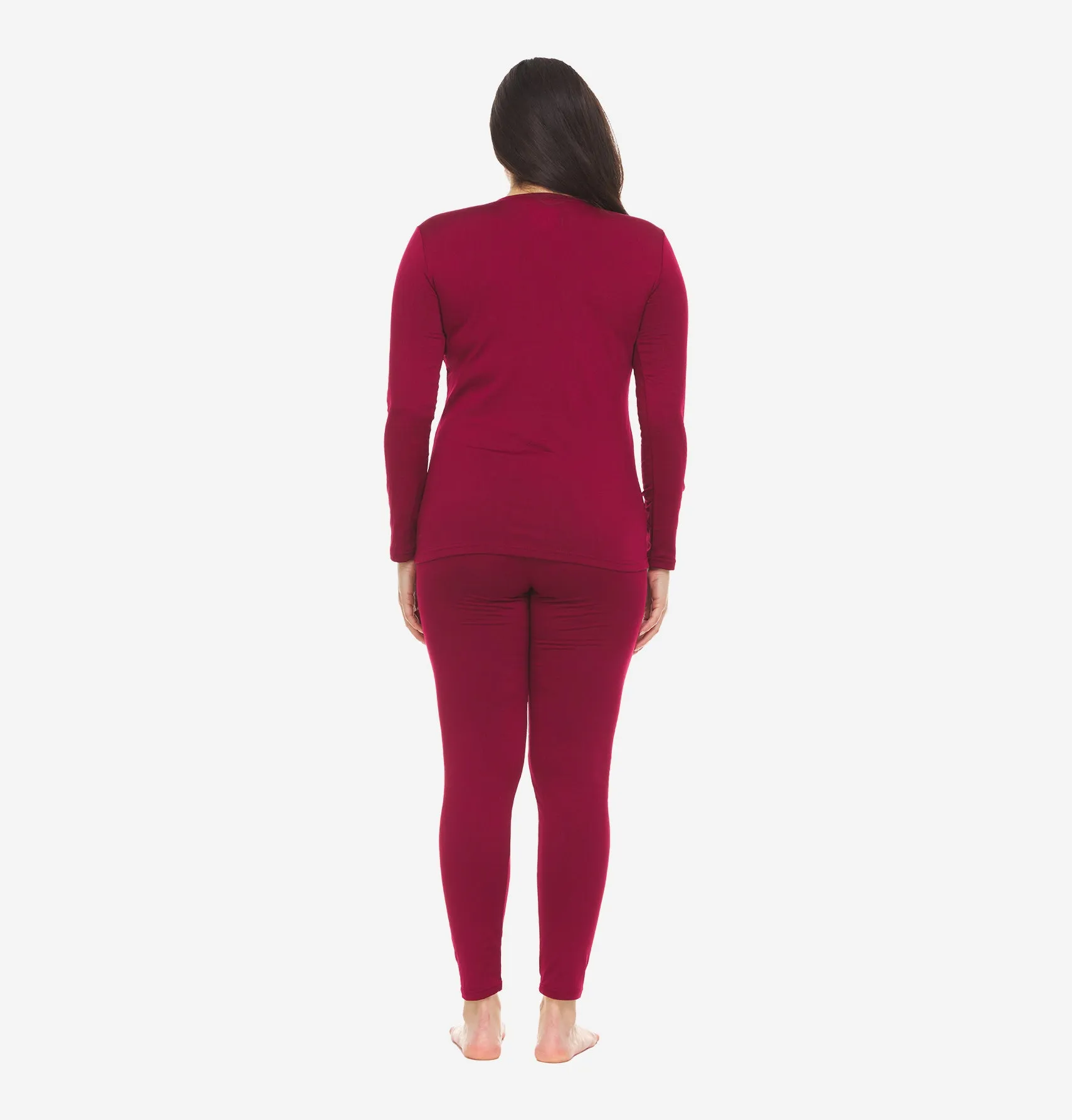 Women's V-Neck Thermal Set